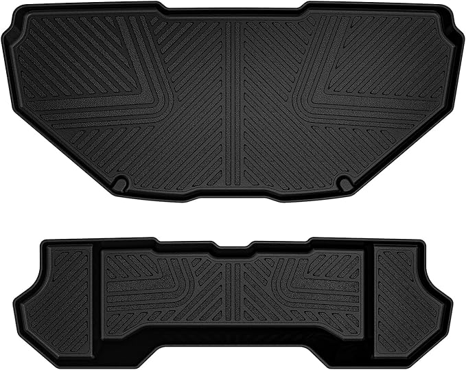 LASFIT Front Trunk Mats for Rivian R1T & Rivian R1S 2024 2023 2022, All W...