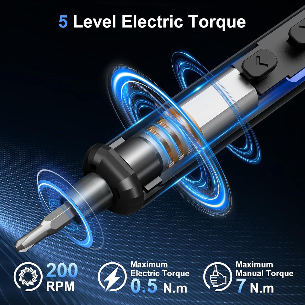 STREBITO Electric Screwdriver, 67 in 1 Mini Electric Screwdriver