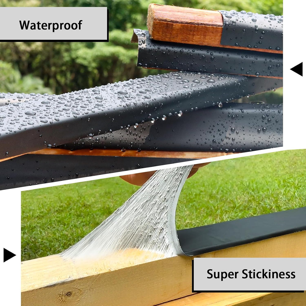 4 Packs Deck Joist Tape, 2" x 50' Waterproof Butyl Joist Tape for De...