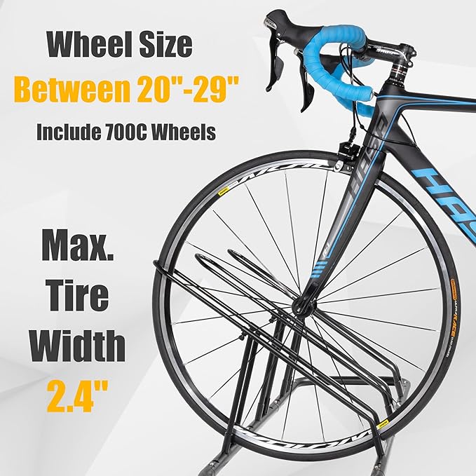 CyclingDeal Bike Rack Floor Parking Bike Stand