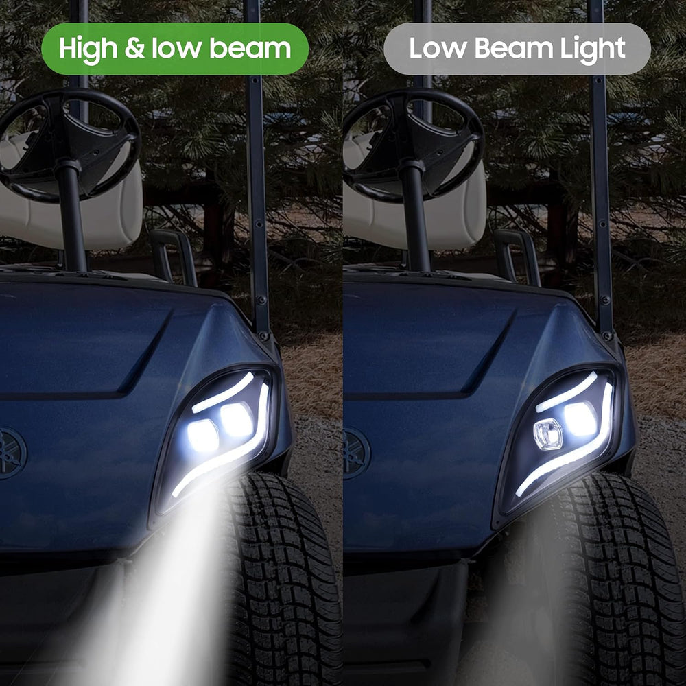 10L0L Golf Cart Light Kit for Yamaha Drive 2 2017-Up 12V/36V/48V- Daytime Run...