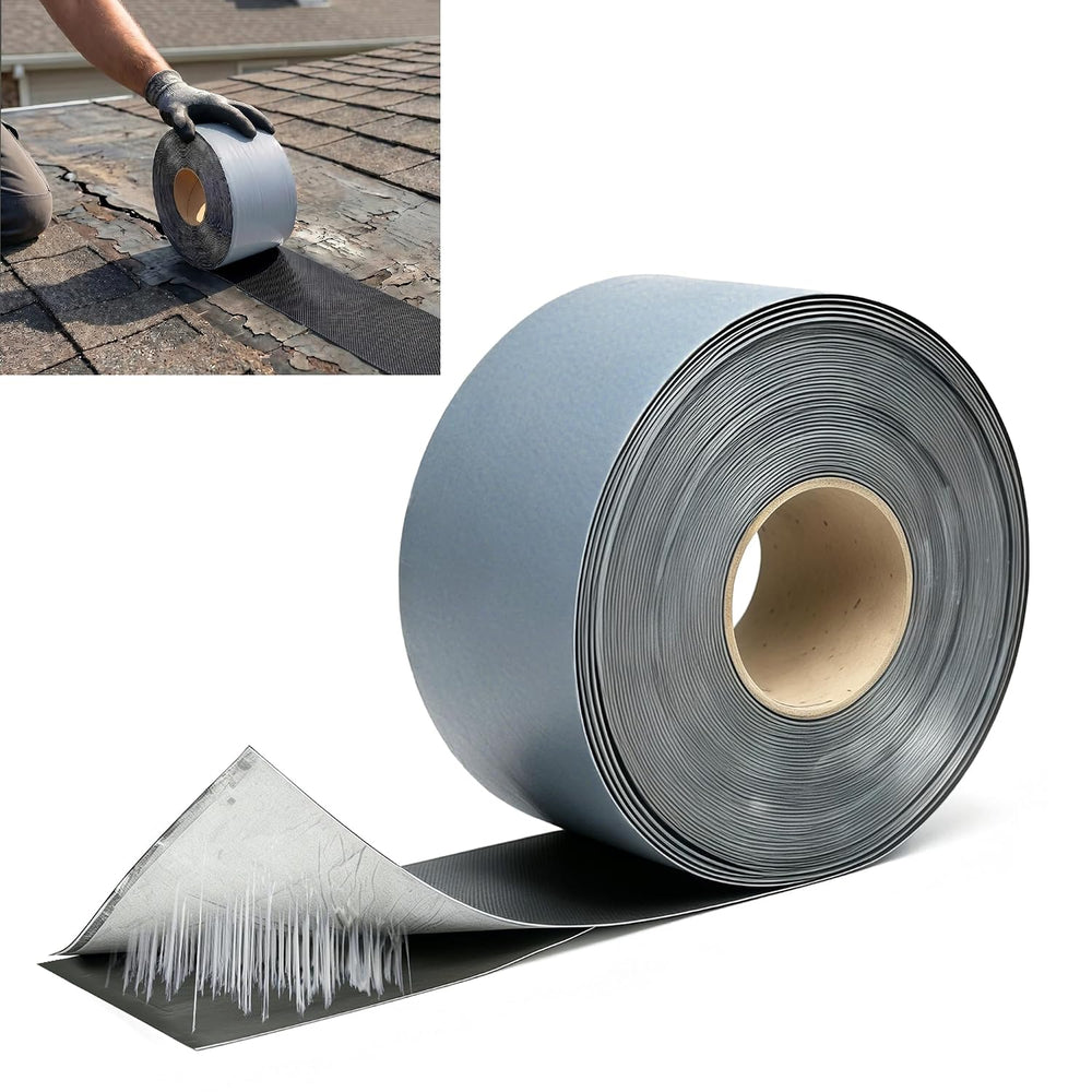 65.6ft X 4in EPDM Rubber Roofing Seam Tape, Self Adhesive Butyl Sealant Tape ...