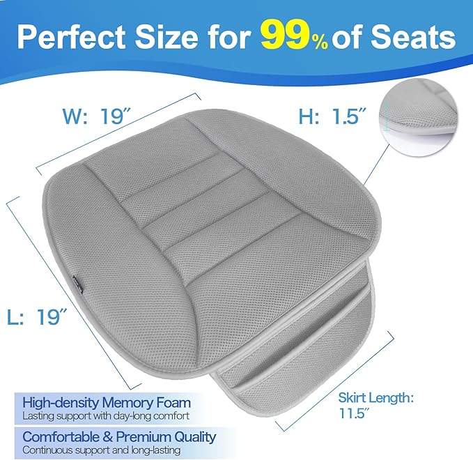 Premium Car Seat Cushion, Driver Cushion