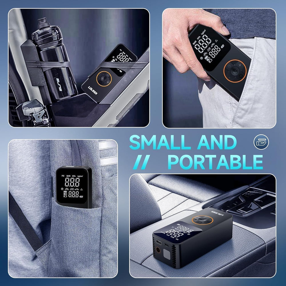 Tire Inflator Portable Air Compressor-150PSI Electric Air Pump for Car