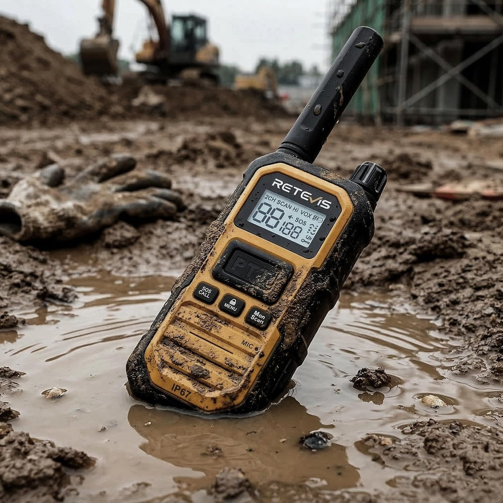 Retevis RB48PLUS GMRS Walkie Talkies Long Range,IP67 Waterproof 2 Way Radio