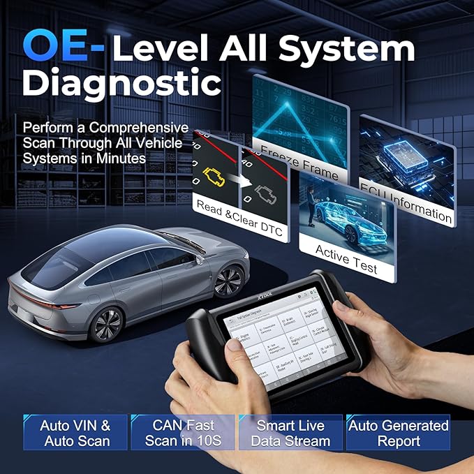 XTOOL IP819 V2.0 Bidirectional Scan Tool, 2025 Upgraded OBD2 Scanner