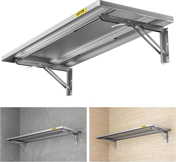 1.2x3ft Adjustable Rail Type Folding Storage Rack Shelf, Suitable