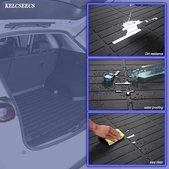 KELCSEECS All Weather Floor Mats & Cargo Liner Custom