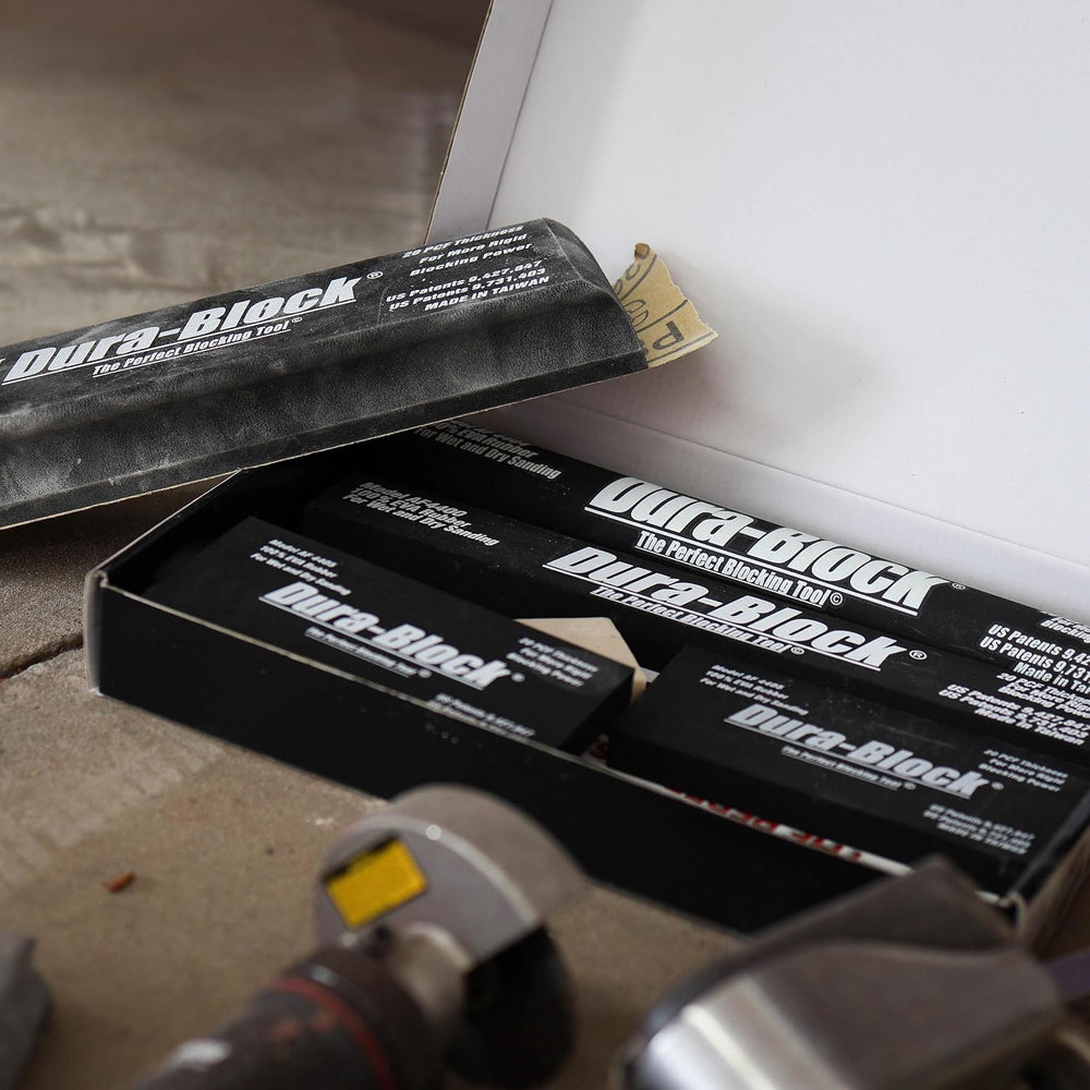 Dura-Block AF44HL Hook & Loop Black 7-Piece Sanding Block Set