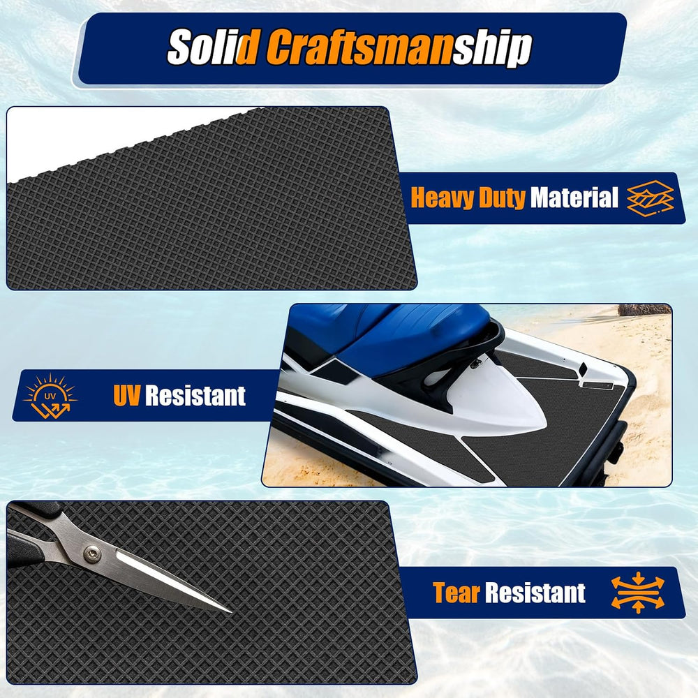Traction Mats Fit for 2002-2009 SeaDoo GTX/RXT/Wake 4Tec/DI/LTD/SC | Ski-Jet ...