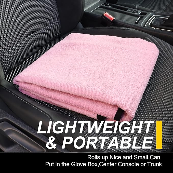 Back Seat Cover for Car Trucks Van SUV, Waterproof Rear Bench Towel Seat Covers