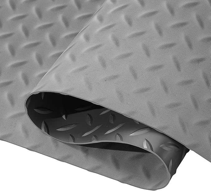 VEVOR Garage Floor Mat, 19 x 4.9 FT PVC Garage Flooring Roll, Non-Slip Diamond