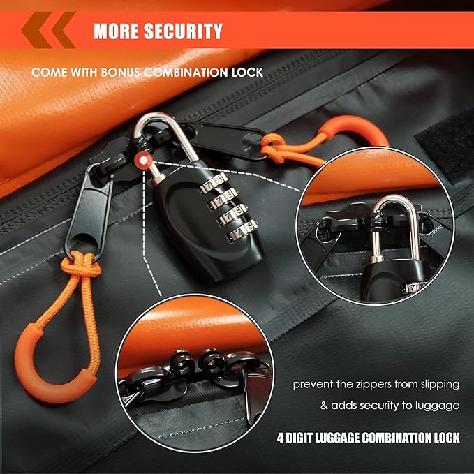MeeFar Hitch Mount Cargo Carrier Bag Soft Shell 100% Waterproof 15 Cubic Feet