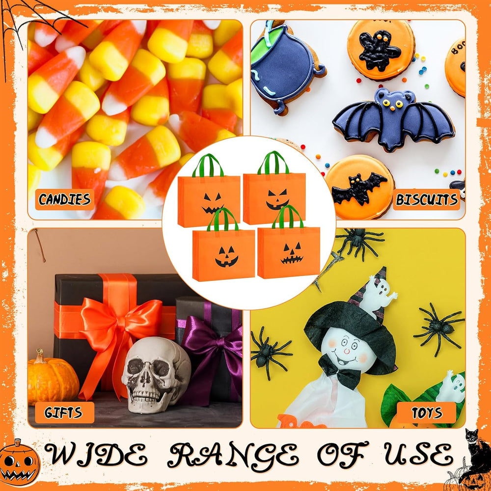 36 Pcs Large Halloween Treat Tote Bags Non Woven Gift Bags 13" x 10&quot...