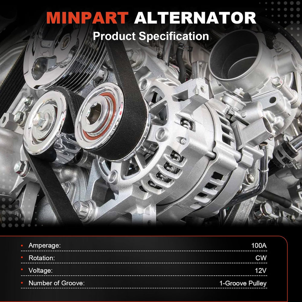 Alternator Compatible with Chevy with Buick for 1 One Wire Self Exciting