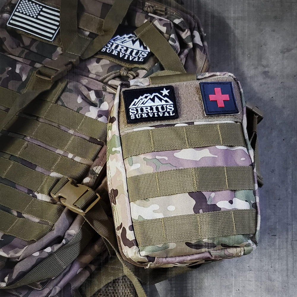 Premium 250 Piece Molle Survival & First Aid Kit - Outdoor Emergency Gear...