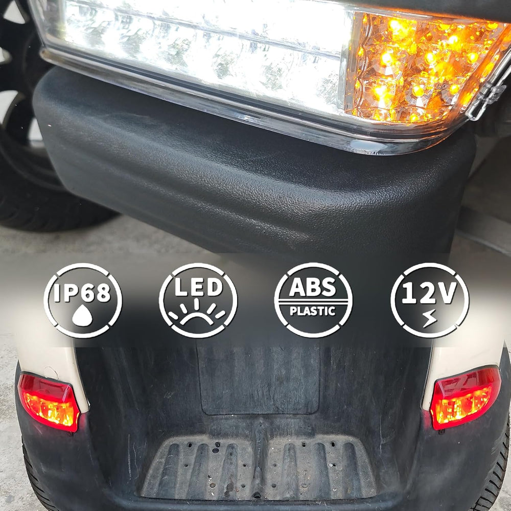 Golf Cart Deluxe Light for Club Car Precedent Electric 12V Street Legal Upgra...