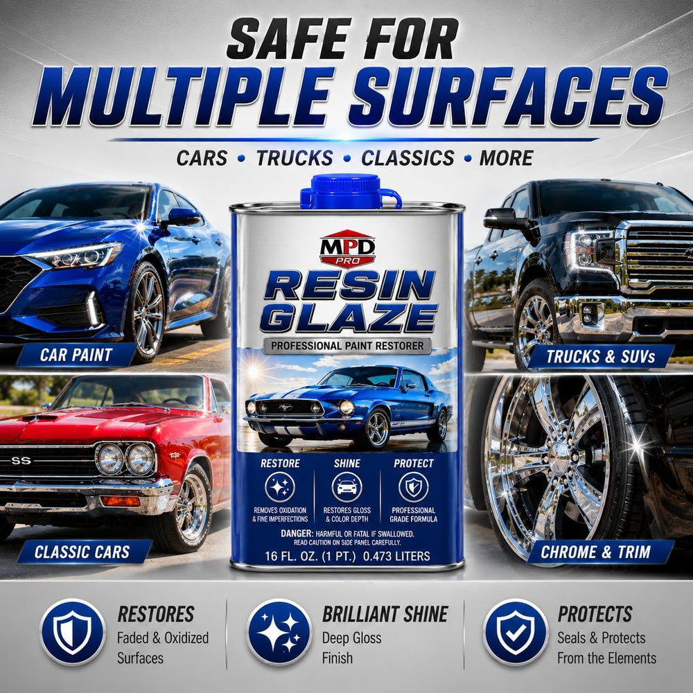 MPD Pro Automobile Resin Glaze Cleaner & Polish - 16oz - Paint Restoratio...