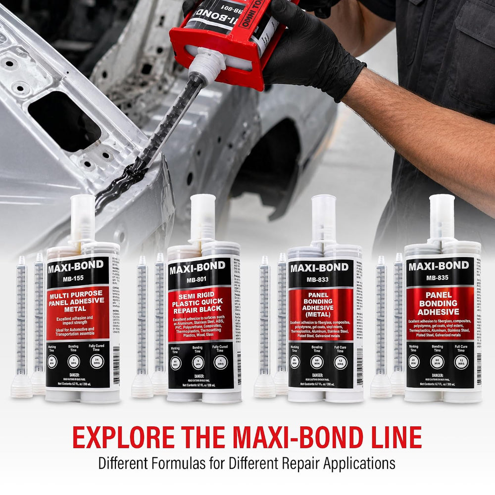 LAUCO Maxi-Bond Panel Bonding Adhesive MB-833 – Two-Part Methacrylate Epoxy A...