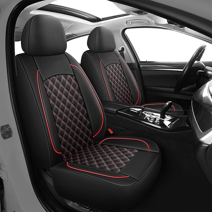 Leather Car Seat Covers, Breathable and Waterproof Napa Leather Automotive Seat
