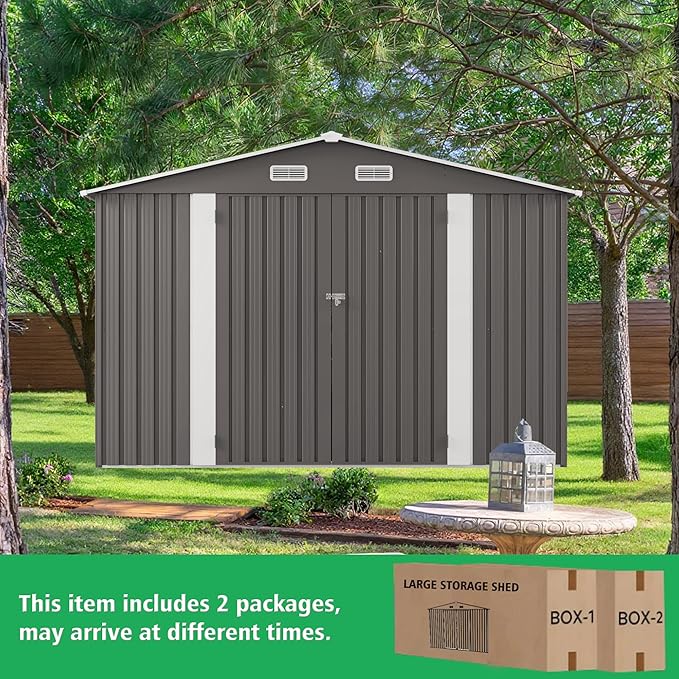 10x12 FT Outdoor Storage Shed