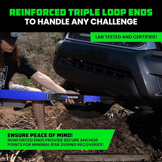 Rhino USA Recovery Tow Strap