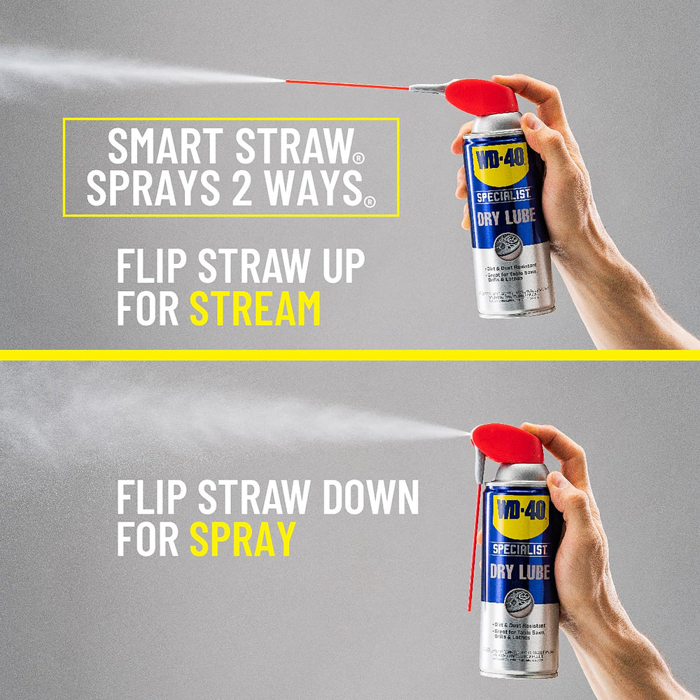 WD-40 Specialist Dry Lube, Long-Lasting, New Bigger Can, 12.1 OZ [6-Pack]
