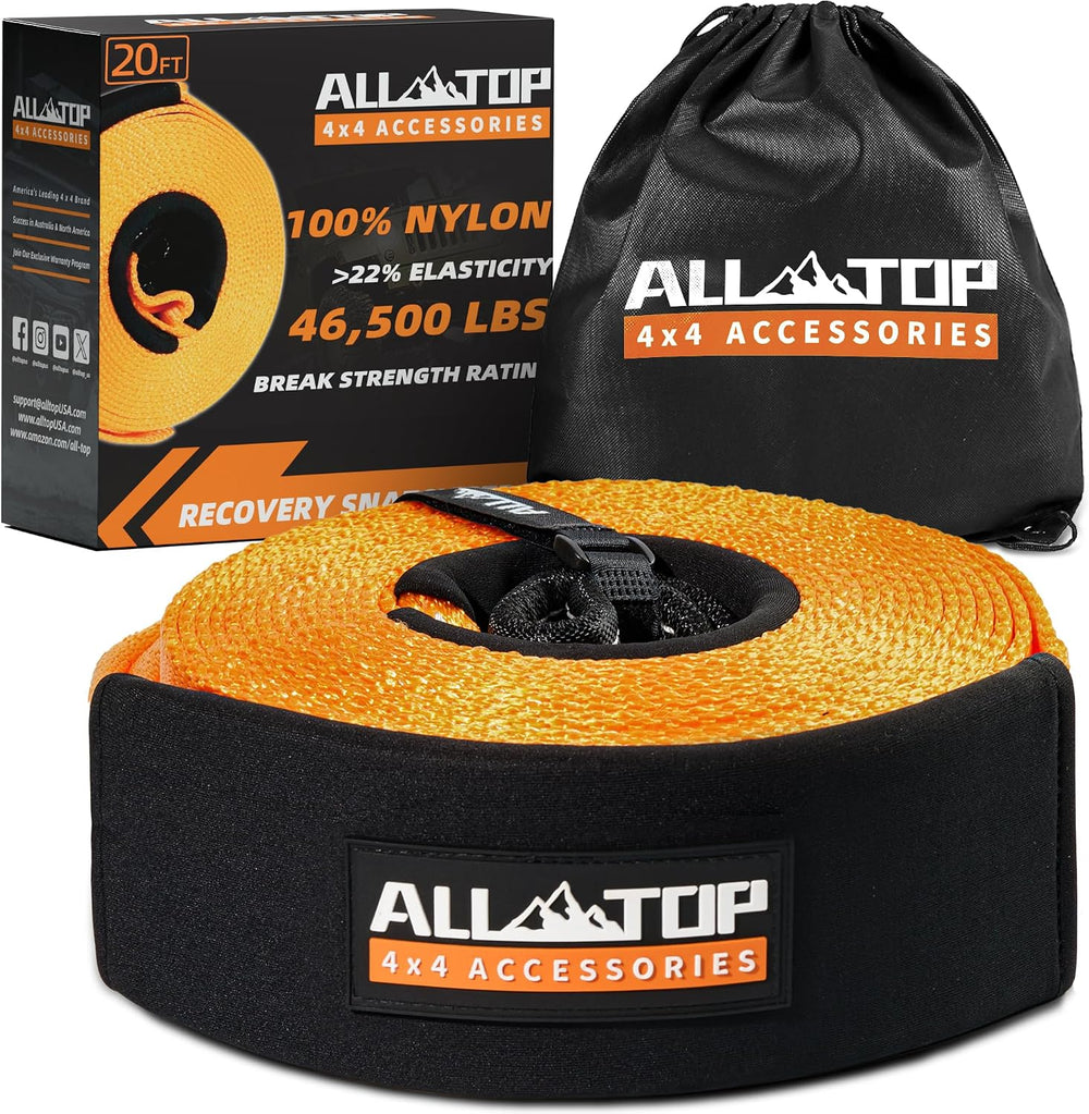 ALL-TOP Recovery Snatch Strap, 4in x 20ft
