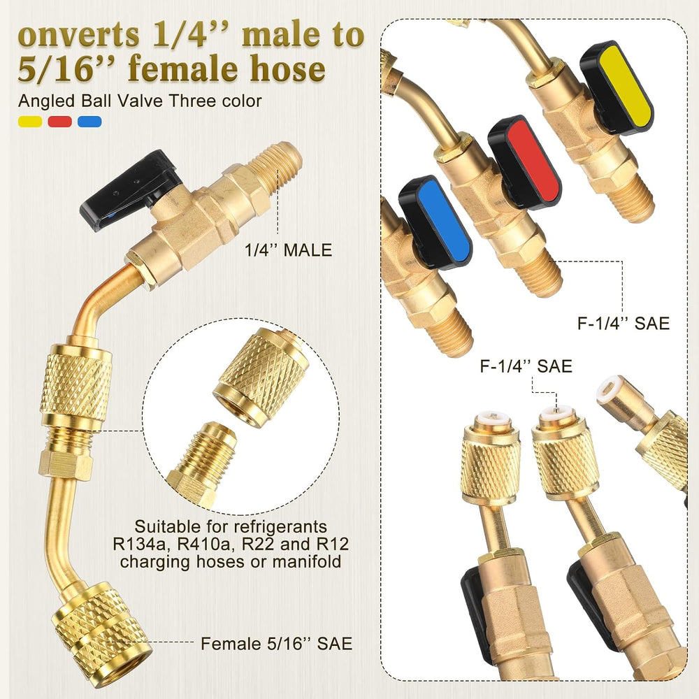 Tujoe 323 Pcs R410a Valve Core Remover Installer Tool Valve Core and Remover ...
