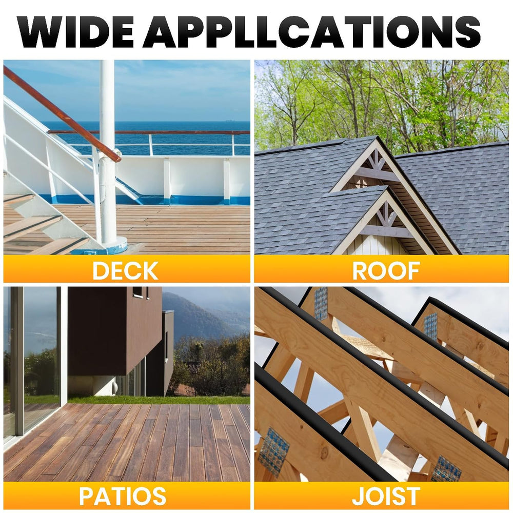 ADHES Deck Joist Tape, 6" x 50' Weather Resistance & Waterproof