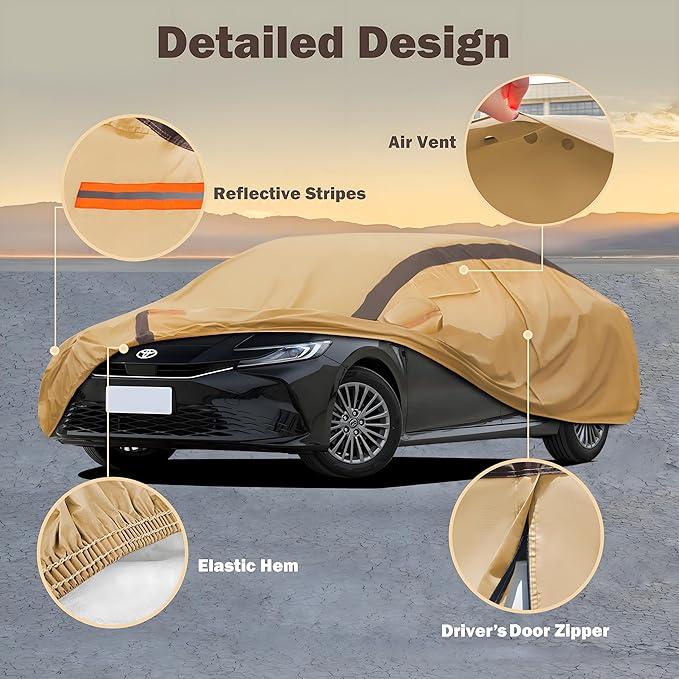 Car Cover Waterproof All Weather Compatible