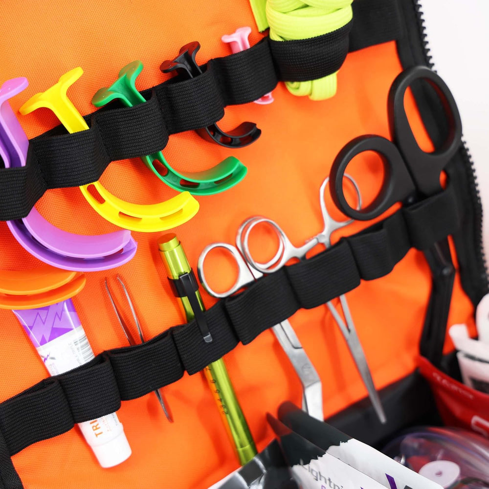 Lightning X Products Lightning X Pre-Stocked EMS/EMT Trauma Kit w/Large First...