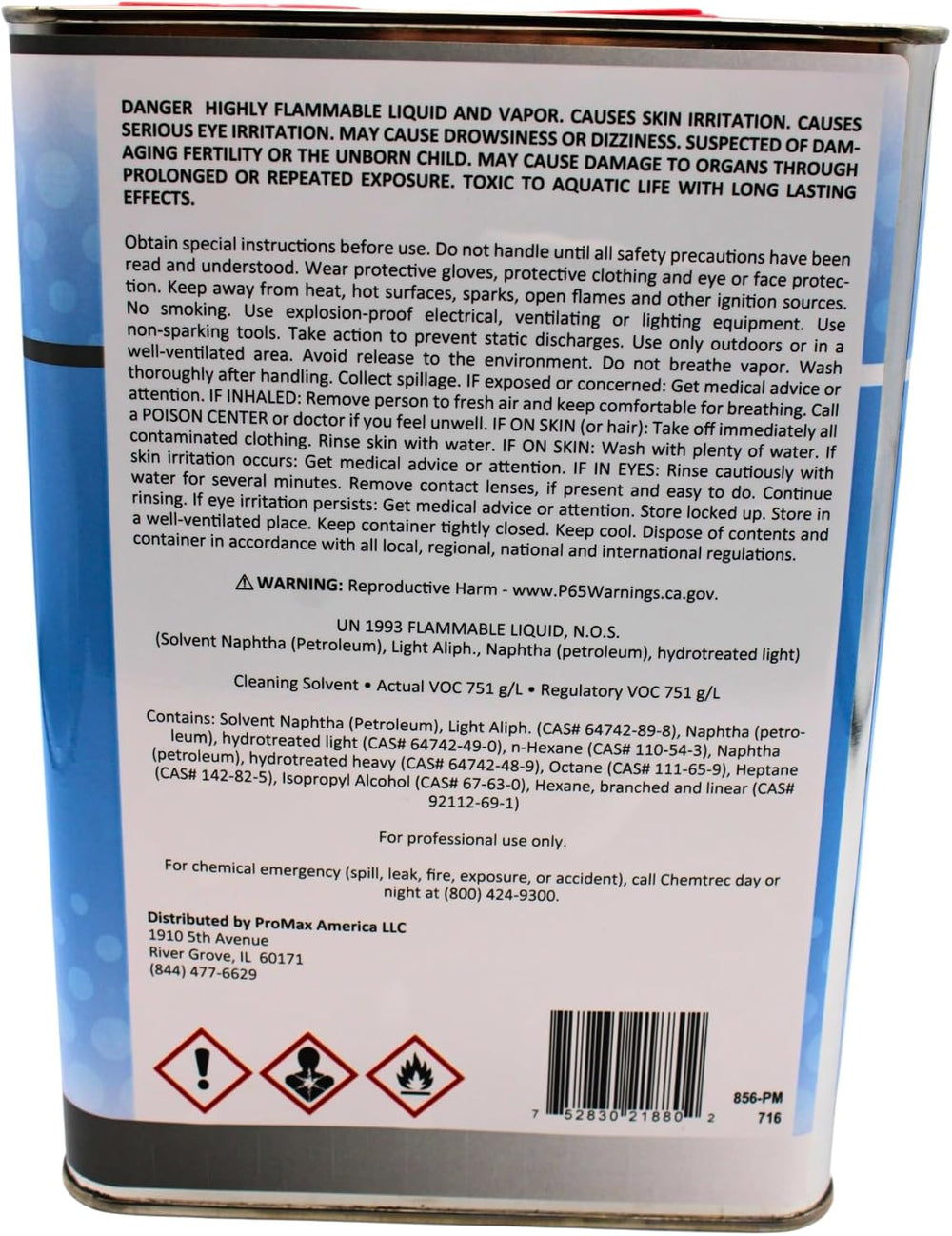 Wax & Grease Remover 1 Gallon, Surface Prep Cleaner | Tar Removal, Wax Re...