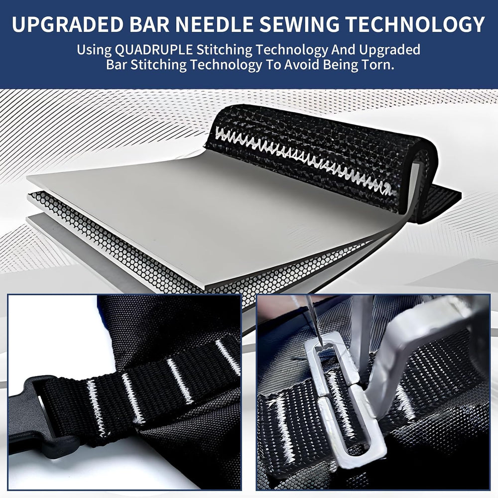 1200D Center Console Boat Cover with Tie Down Loops & Motor Cover,16'...