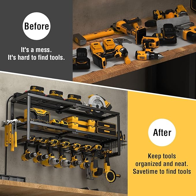 YYR Heavy Duty Power Tool Organizer