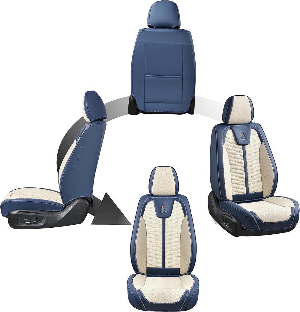 FLORICH Seat Covers for Cars, Seat Covers Full Set 5 Seats, Waterproof Leathe...