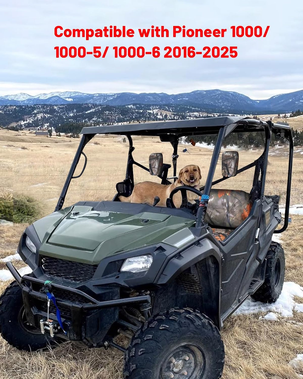 StarknightMT UTV Pioneer Seat Covers Compatible with 2016-2025 Pioneer 1000 1...