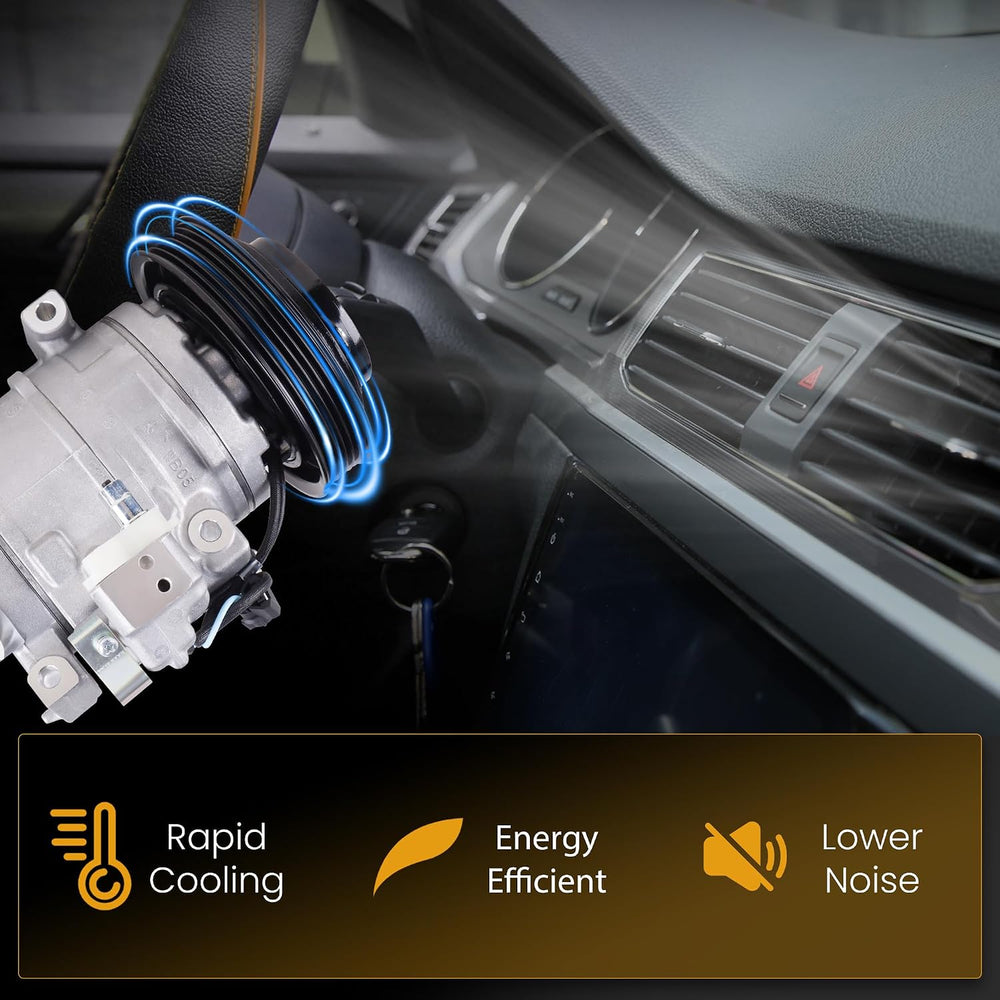 Air Conditioner AC Compressor with 6PK Clutch