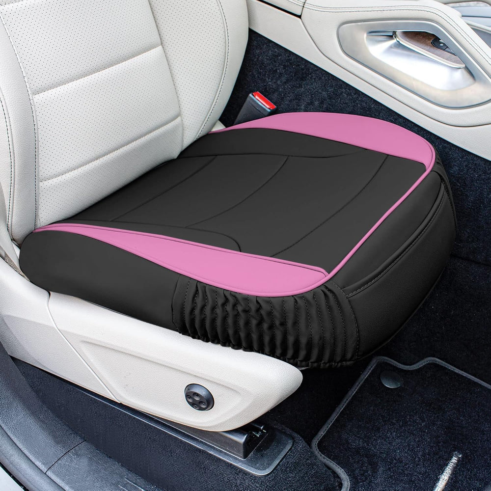 FH Group Car Seat Cushion – Durable PU Leather Car Seat Cushions, 2 Piece Fro...