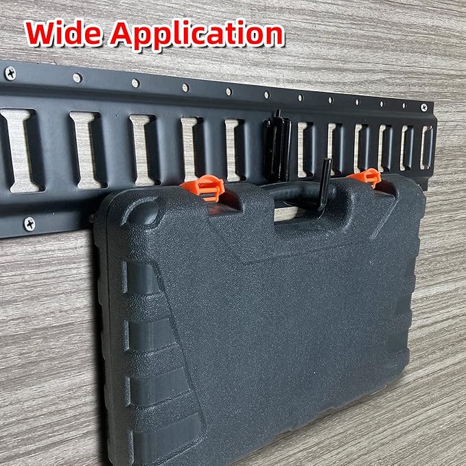 12PCS E Track J Hooks Heavy Duty E Track X Track Steel Hanger, Spring Fitting E