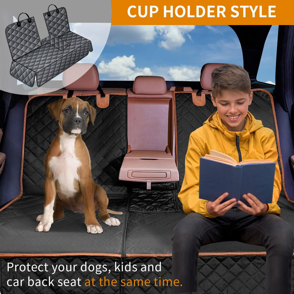 IVY&LANE Dog Car Seat Cover for Back Seat,Conversible 2-in-1 Waterproof F...