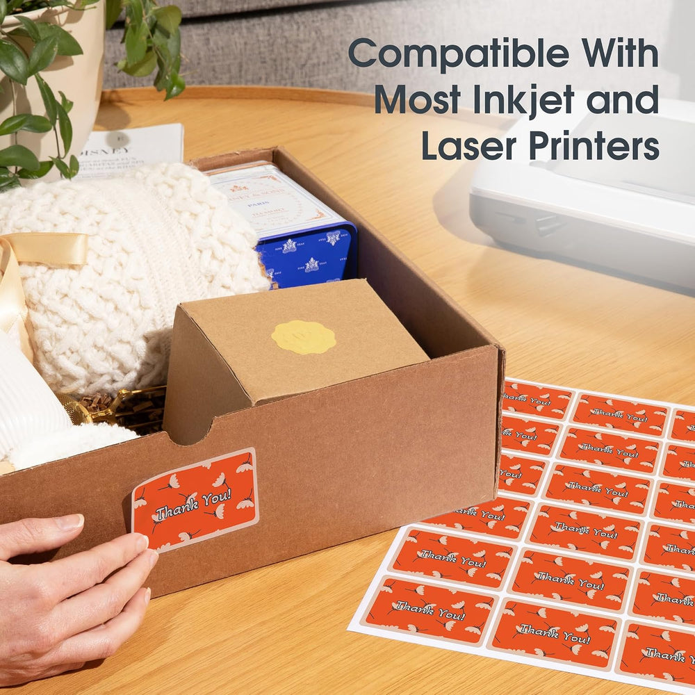 4.25" X 5.5" Matte White Printable Shipping Labels