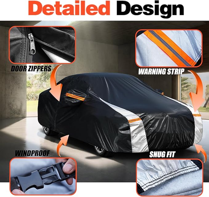 Hyundai Elantra Car Cover 100% Waterproof All Weather, Gift