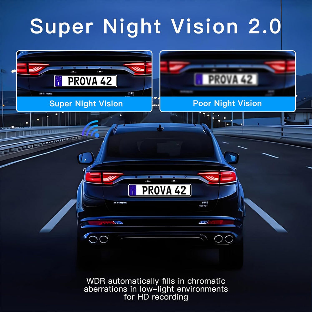 4 Channel Dash Cam 360° View 5G WiFi & APP Control, LOFOV 2K Front and Re...