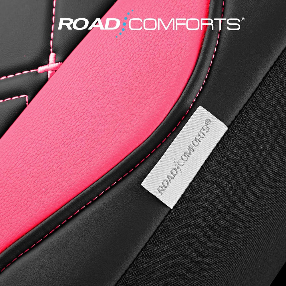 Road Comforts Seat Covers, Premium Leather Car Seat Covers Front Seat for Wom...