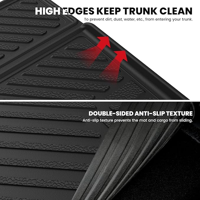 LASFIT Backrest & Cargo Mat for Mitsubishi Outlander 2022-2025, Custom Fit