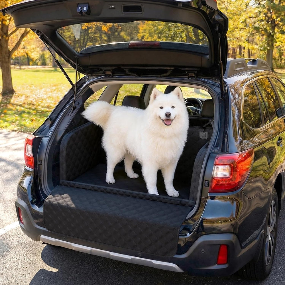 Pecute SUV Cargo Liner for Dogs, Water Resistan Pet Trunk Cover with Soft Cus...