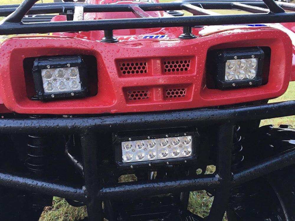Willpower 10 Pieces 18W 4 inch LED Work Light Bar Spot Driving Fog Lamps for ...