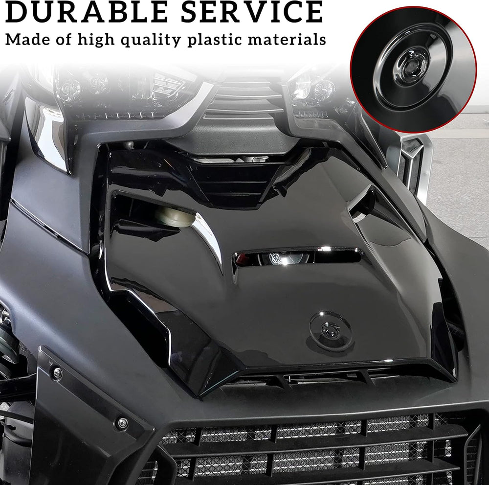 SAUTVS Epic Hood Panel for Can-Am Ryker, Gloss Black Epic Turbo Hood Scoop fo...