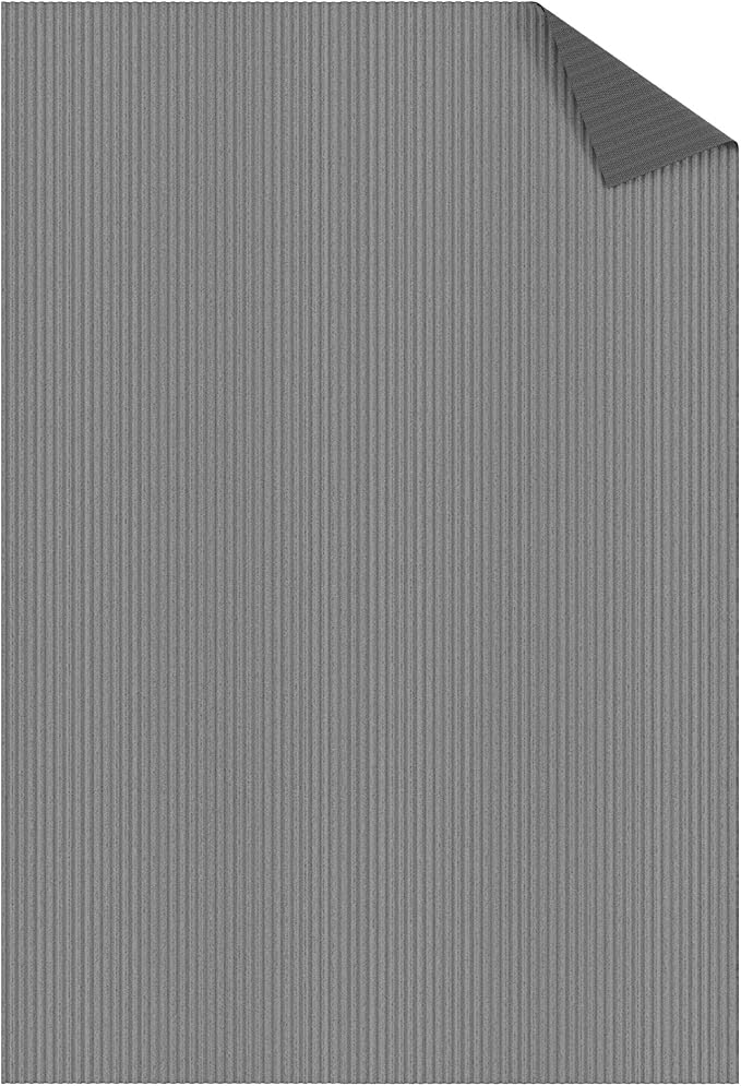 Ottomanson 6'6" x 12' Mud Mat Area Rug Scraper Carpet